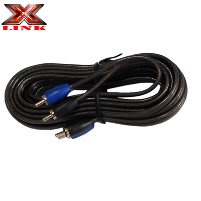 Conductor đồng rỗng xe ô tô âm thanh kết nối dây cáp âm thanh RCA xoắn cho hệ thống âm thanh