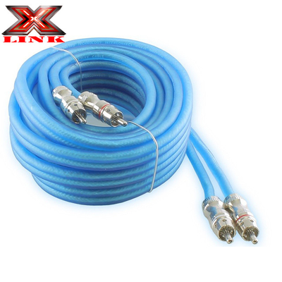 17ft 2 kênh RCA Audio kết nối cáp Gold Connector Màu sắc và giảm tiếng ồn