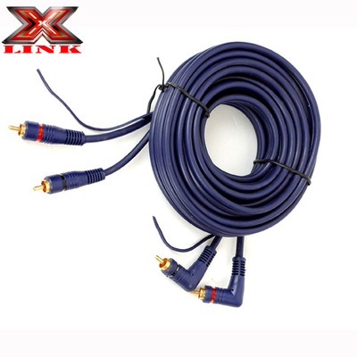 Cáp âm thanh Auto RCA Y Adapter 0ft Cáp RCA được bảo vệ với vật liệu cách điện PVC
