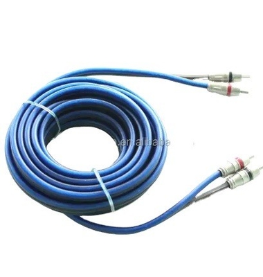 5m Gold Connector CCA Conductor Audio bulk RCA Cable For Car Home System tích hợp âm thanh