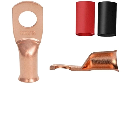 Các thiết bị kết thúc vòng đồng có khả năng phá vỡ cao cho các đầu cáp pin AWG 2 4 6 8 10 Gauge