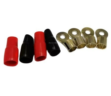 Các thiết bị kết thúc vòng đồng có khả năng phá vỡ cao cho các đầu cáp pin AWG 2 4 6 8 10 Gauge