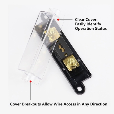 Đảm bảo an toàn CSA được phê duyệt 500A Inline Fuses Cover bảo vệ bao gồm ô tô