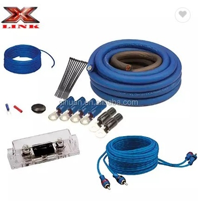 2000W-4000W 4 Gauge CCA Wire Amp Kit Người đàn ông đến người đàn ông điều khiển cho lắp đặt âm thanh xe hơi