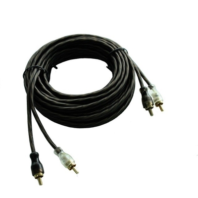 Cáp đồng OFC bằng bạc dài 1 ft Cáp âm thanh xe ô tô được bảo vệ đôi Kết nối với áo khoác PVC
