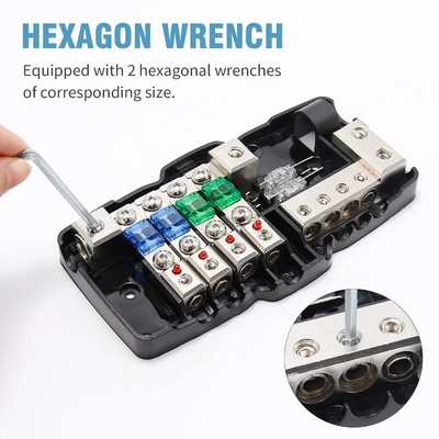 0 awg 12V đa chức năng Mini ANL hộp an toàn phân phối khối cho xe