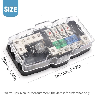 0 awg 12V đa chức năng Mini ANL hộp an toàn phân phối khối cho xe