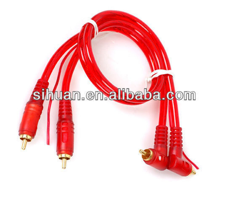 Cáp âm thanh RCA 2 kênh OFC 100% Copper Conductor cho kết nối âm thanh xe hơi và gia đình