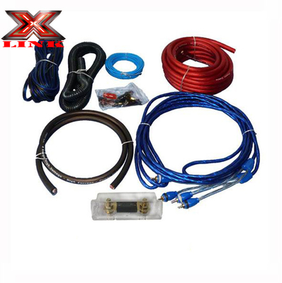 12V DC Voltage OFC Copper 4 Gauge Car Audio Amps và Subs Installation Wiring Kit với Jacket PVC