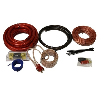 PVC Jacket 0 4 8 10awg Gauge Auto Car Amp Amplifier Wiring Kit với kiểu kết nối RCA