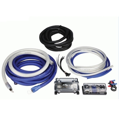 PVC Jacket 0 4 8 10awg Gauge Auto Car Amp Amplifier Wiring Kit với kiểu kết nối RCA