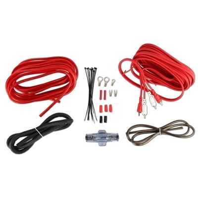 PVC Jacket 0 4 8 10awg Gauge Auto Car Amp Amplifier Wiring Kit với kiểu kết nối RCA