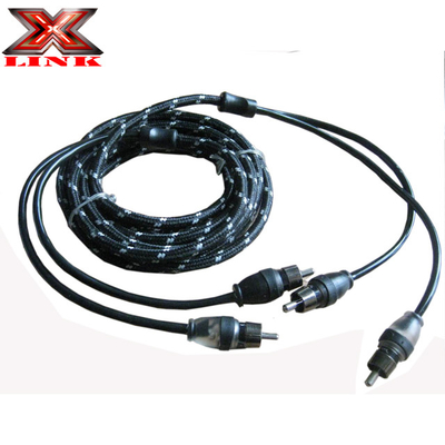 17ft 2 kênh RCA Audio kết nối cáp Gold Connector Màu sắc và giảm tiếng ồn