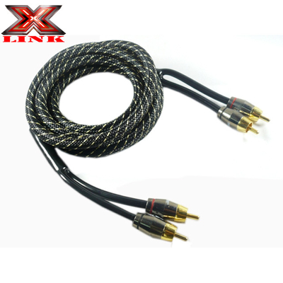 PVC Jacket RCA Cable AV cho âm thanh xe hơi và gia tăng âm thanh gia đình