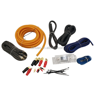 8 4 Gauge AWG Wiring Kit cho Hệ thống âm thanh xe hơi đường kính bên ngoài tùy chỉnh ở mức giá phải chăng