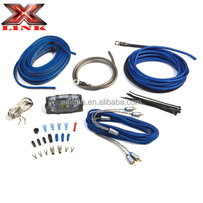 0 2 4 8 Gauge Sub Car Audio Amplifier Wiring Kit 1500 2500 3000 Watt với vật liệu