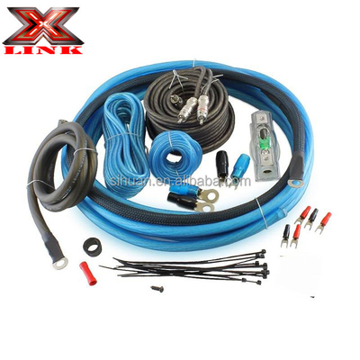 0 2 4 8 Gauge Sub Car Audio Amplifier Wiring Kit 1500 2500 3000 Watt với vật liệu