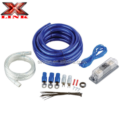 0 2 4 8 Gauge Sub Car Audio Amplifier Wiring Kit 1500 2500 3000 Watt với vật liệu