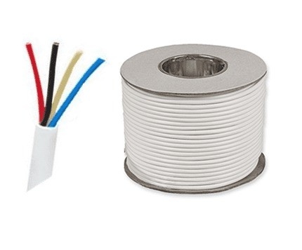 PVC cách nhiệt đồng đa lõi 4 lõi 24AWG dây cáp báo cháy cho hệ thống an ninh