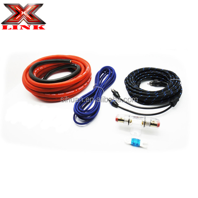 Áo PVC mềm 2000 Watt 0GA Amp Wiring Kit cho hiệu suất âm thanh