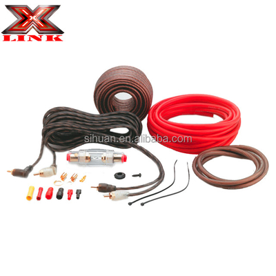 Áo PVC mềm 2000 Watt 0GA Amp Wiring Kit cho hiệu suất âm thanh