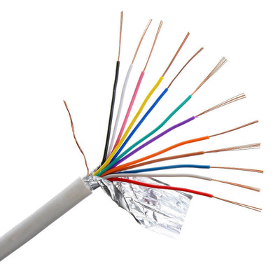22 AWG 4 Cable Plenum được bảo vệ bằng dây dẫn cho an ninh / báo động / kiểm soát truy cập