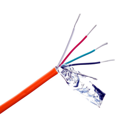 LSZH 8c Cáp báo cháy với vỏ ngoài thermoplastic và cách nhiệt cao su silicon