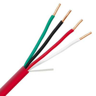 LSZH 8c Cáp báo cháy với vỏ ngoài thermoplastic và cách nhiệt cao su silicon