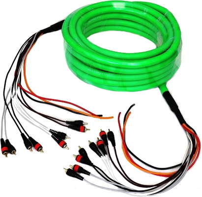 100% Oxy Free Copper Multi Channel Audio 10 RCA Power Medusa Cable cho chuyên gia