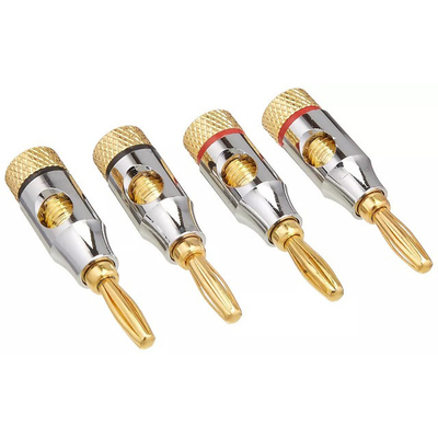 7.3mm Chiều kính bên ngoài Cắm âm thanh Jack Cắm chuối cho hệ thống dây loa