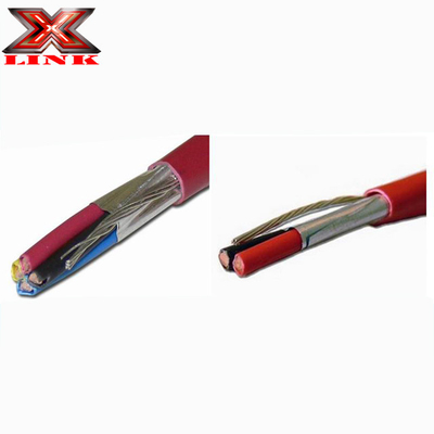 24AWG Cáp an ninh được bảo vệ bằng đồng CCA có sợi dây cho báo động cháy trong xây dựng