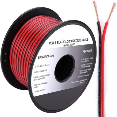 Flexible Wire Ext 2pin 2 Color Cable màu đỏ đen cho dải LED Extension Electrical Wire