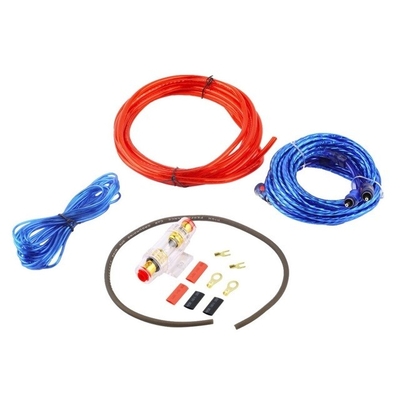 Cáp điện kết nối nam-nam 8 GA Car Amp Wiring Kit với dây dẫn đồng trần và cáp CCA / OFC