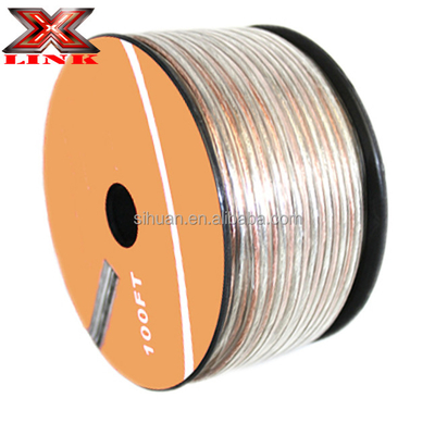Professional Grade 16 Gauge CCA OFC Speaker Wire với áo khoác PVC màu đỏ và đen