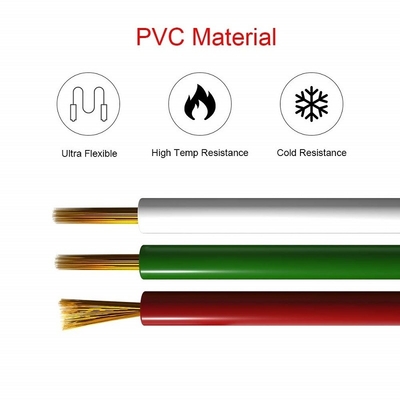 Sợi dây mở rộng linh hoạt cho ruy băng LED 1618 Gauge PVC Jacket RGBW RGB 3pin 4pin