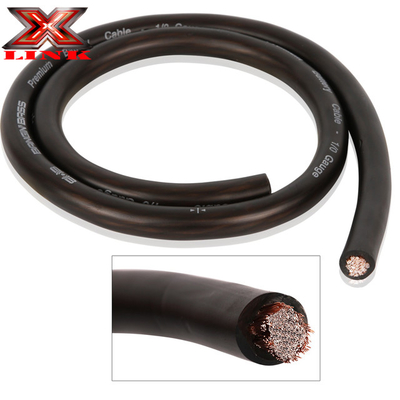 áo khoác PVC mềm 20mm2 35mm2 50mm2 16mm2 10mm2 Cáp dây điện khuếch đại cho âm thanh xe hơi