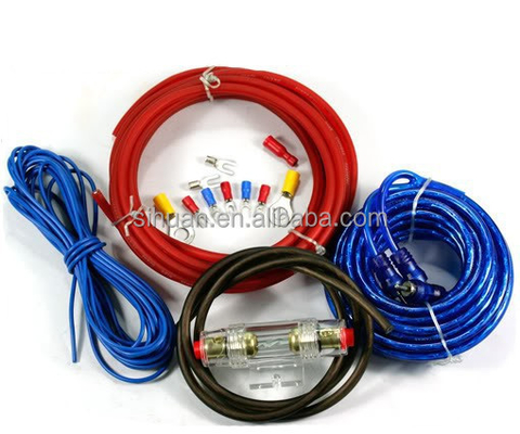 Hot Performance Double Shielded RCA Cable Kit cho bộ khuếch đại âm thanh xe hơi chuyên nghiệp