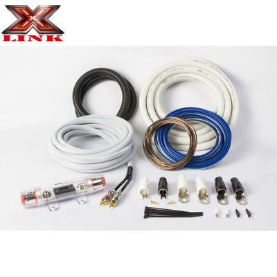 Cáp âm thanh nữ-nữ và dây 4GA RCA cho bộ lắp đặt dây điện tăng cường xe hơi