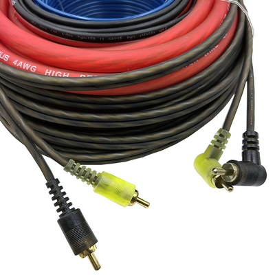 Bộ cáp khuếch đại âm thanh xe hơi PVC cách nhiệt 8AWG với phụ kiện với giá cả phải chăng