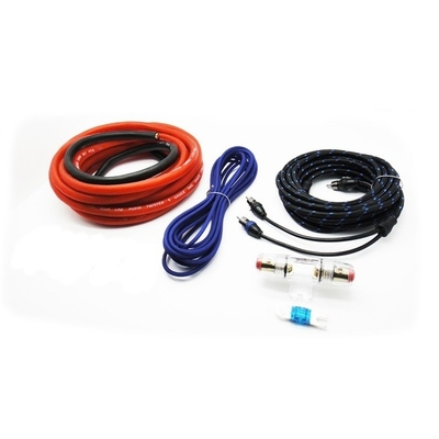 Bộ cáp lắp đặt Amp 4awg 2500W Bộ cáp âm thanh xe hơi với dây dẫn đồng trần