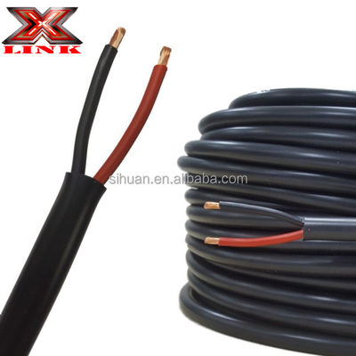 7 lõi áo khoác đen 5C Way Pin Trail Lighting Cable với Annealed Copper Conductor