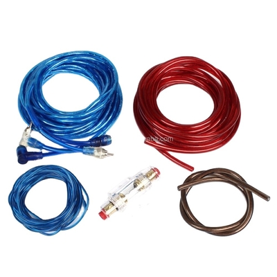 Trình điều khiển đồng 4 Gauge CCA Bộ cài đặt bộ khuếch đại hoàn chỉnh cho âm thanh xe hơi