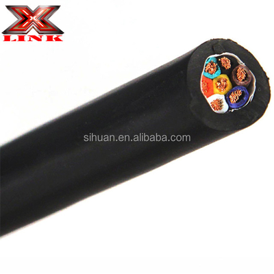 Công nghiệp 7 Conductor trailer cable 10-12-14 AWG GPT Soft PVC Jacket Color Coded Wires