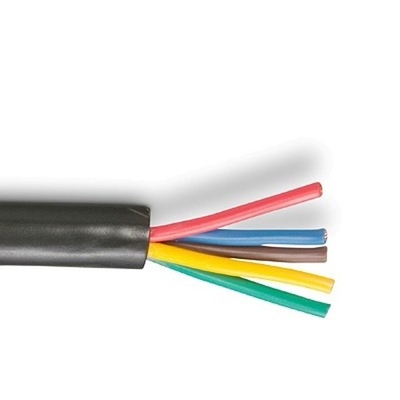 Công nghiệp 7 Conductor trailer cable 10-12-14 AWG GPT Soft PVC Jacket Color Coded Wires