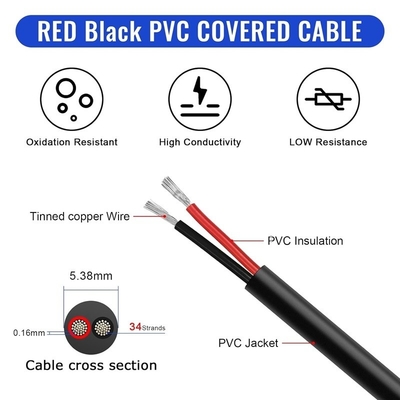18AWG 2 dẫn 20AWG 3 dẫn dây điện PVC thép