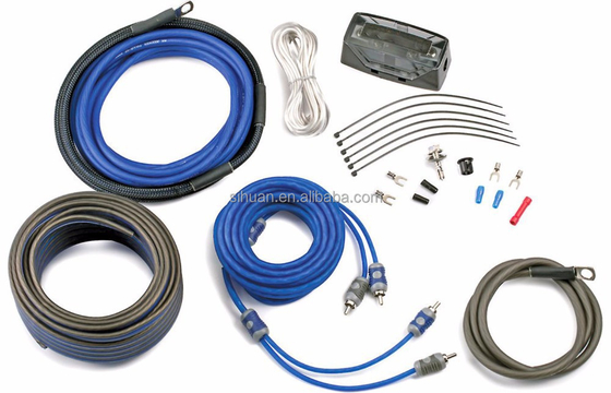 Speaker CCA/OFC Copper Wire 4/8 Gauge Car Amp Wiring Kit để cải thiện truyền tín hiệu