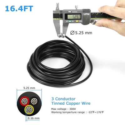 18AWG 2 dẫn 20AWG 3 dẫn dây điện PVC thép