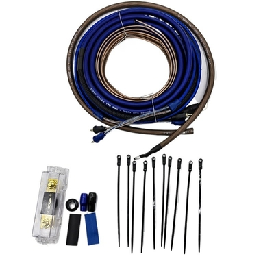 Speaker CCA/OFC Copper Wire 4/8 Gauge Car Amp Wiring Kit để cải thiện truyền tín hiệu
