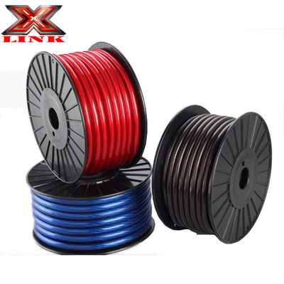PVC Jacket 4 AWG OFC Car Audio Power Wire trong bất kỳ màu nào đầy đủ các thông số kỹ thuật của Hoa Kỳ CEA-2015 phù hợp