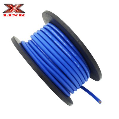 Cáp điện công nghiệp âm thanh ô tô 1/0 2 4 8 AWG Gauge Jacket PVC Vật liệu siêu linh hoạt